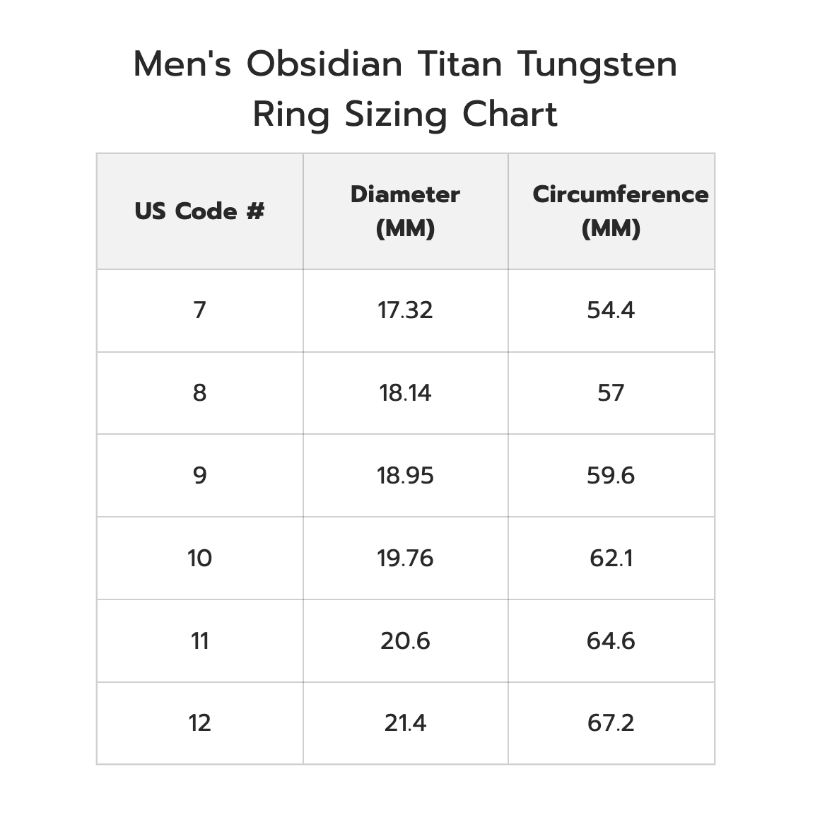 Men's Obsidian Titan Tungsten Ring - ALTUS LOFT - ALTUS LOFT - US Size 7 - - Men's Obsidian Titan Tungsten Ring - CJLX196268501AZ