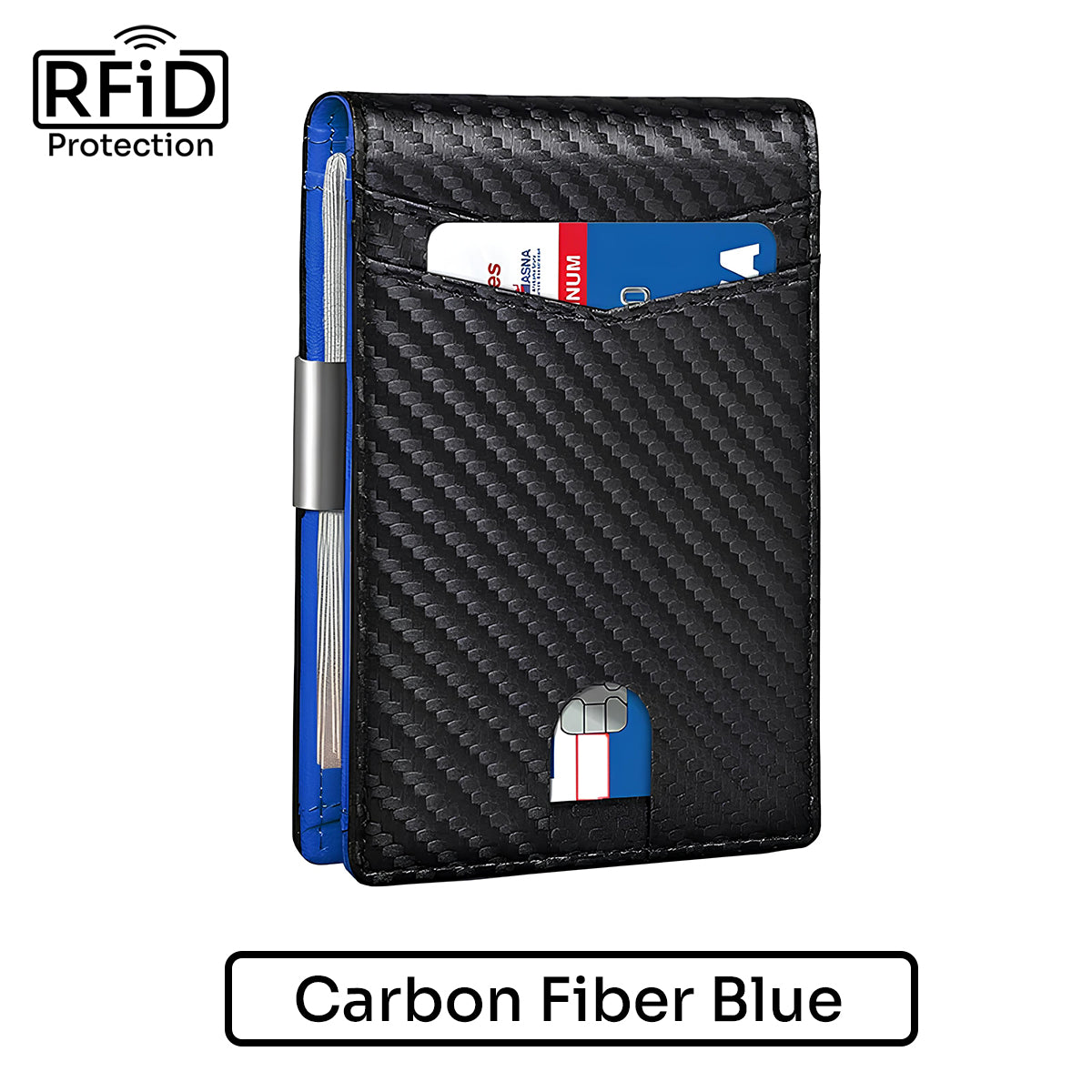 Minimalist Men's Ultra-Thin RFID Blocking Wallet