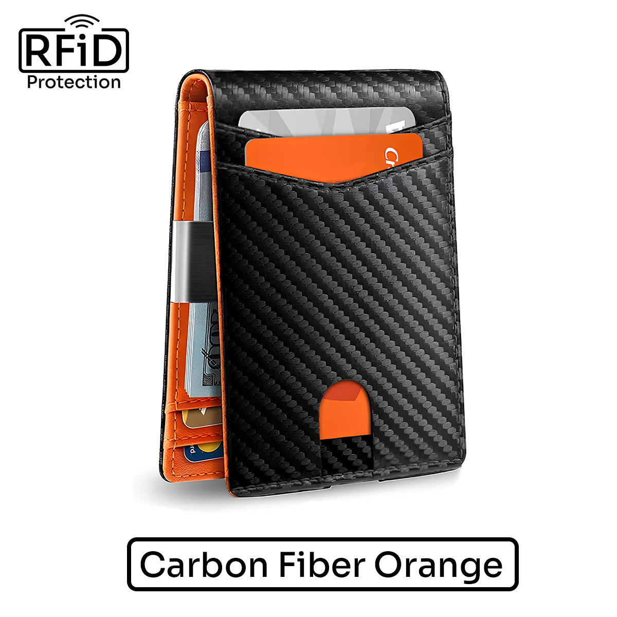 Minimalist Men's Ultra-Thin RFID Blocking Wallet