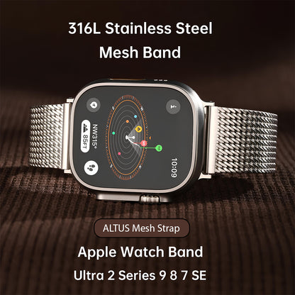 ALTUS Mesh Strap - Steel Mesh Band For Apple Watch