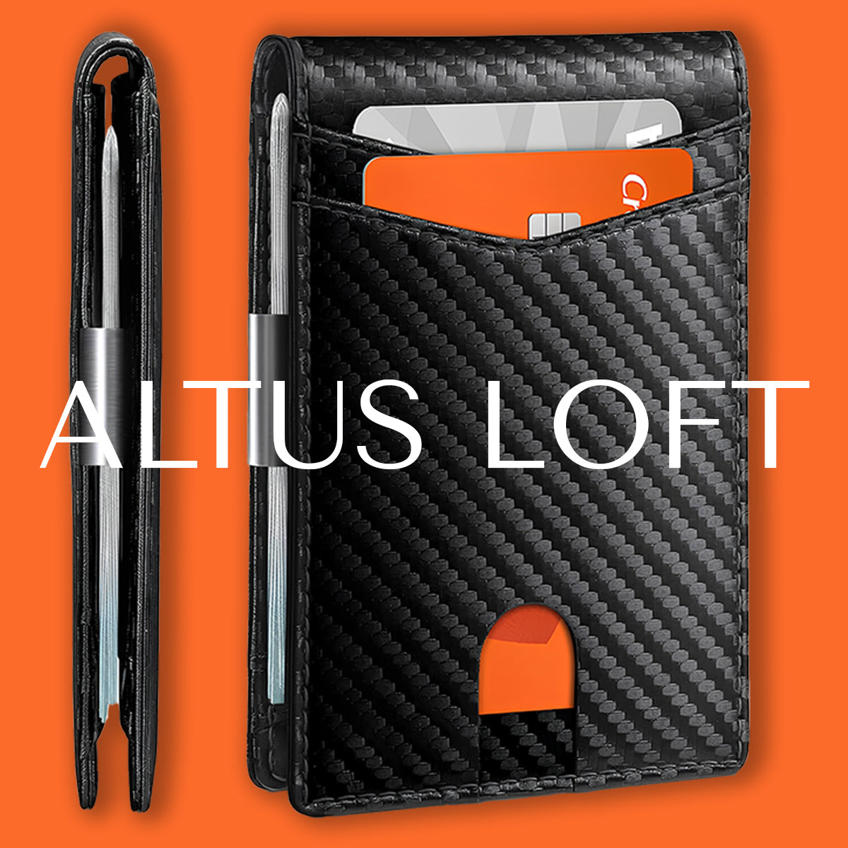 Minimalist Men's Ultra-Thin RFID Blocking Wallet