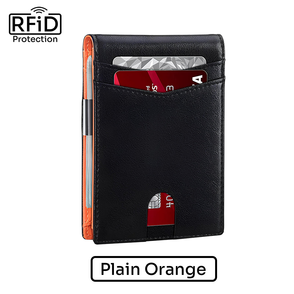 Minimalist Men's Ultra-Thin RFID Blocking Wallet