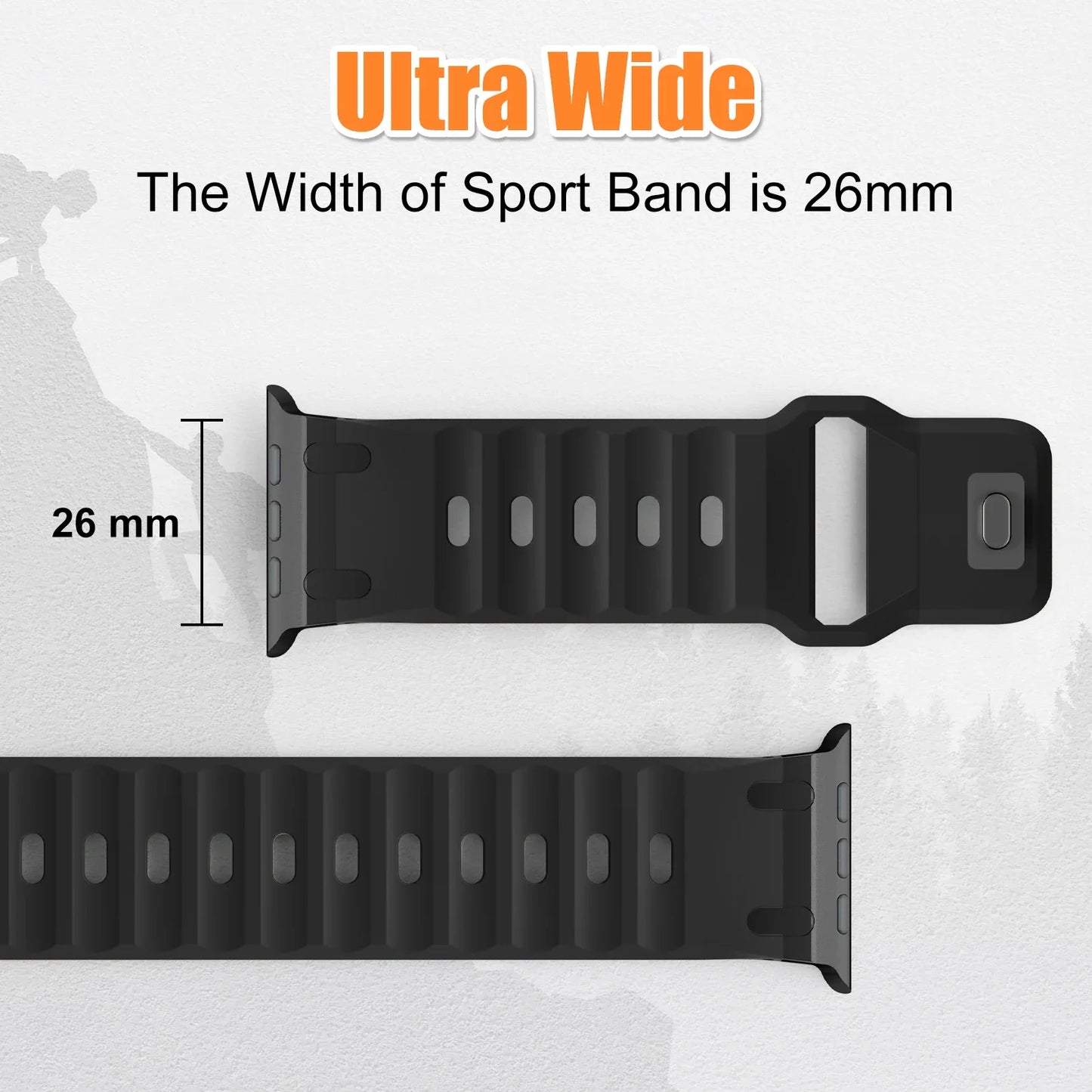 Sports QuickStrap - Silicone Apple Watch Strap