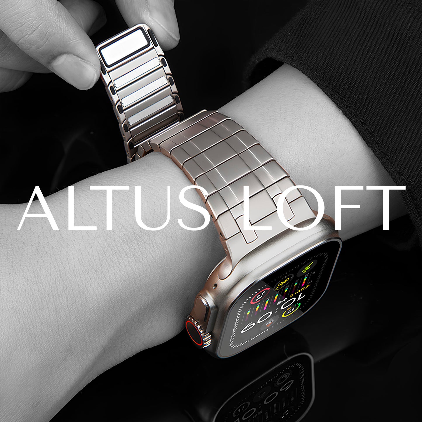 Magnetic ALTUS Stainless Steel Band for Apple Watch