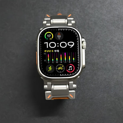 ClassicTouch - Genuine Leather Watchband - ALTUS LOFT - ALTUS LOFT - Brown - Apple Watch 42mm - ClassicTouch - Genuine Leather Watchband - brown-for Apple Watch 42mm