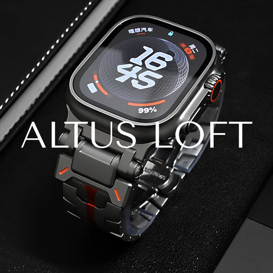 Luxury Titanium Color Band for Apple Watch - ALTUS LOFT - ALTUS LOFT - Titanium - 42mm - Luxury Titanium Color Band for Apple Watch - 1005006341769070-titanium-42mm-CHINA