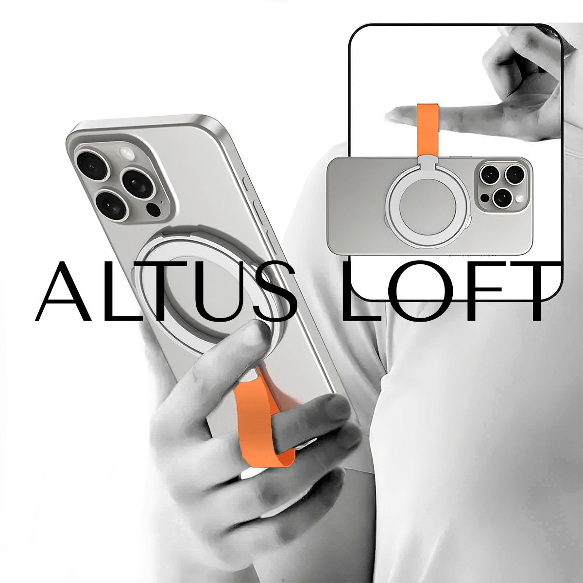 MagRotate - ALTUS LOFT - ALTUS LOFT - Silver & Orange - - MagRotate - 1005006286504311-silver-1