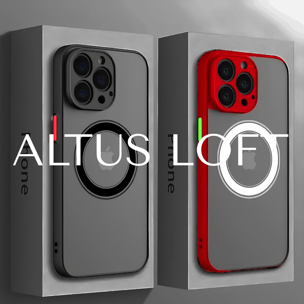 Matte MagSafe Magnetic Case - ALTUS LOFT - ALTUS LOFT - Black - 15 Pro max - Matte MagSafe Magnetic Case - 1005006134688000-black-Case for iPhone-15 Pro max